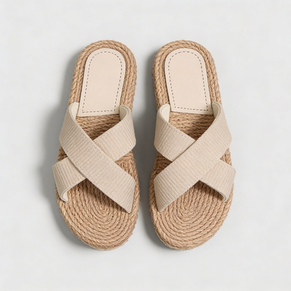 OLIVIA | SANDALIAS PLANAS DE CONFORT NATURAL