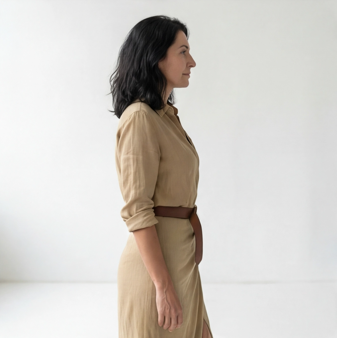 VALERIA | VESTIDO MAXI CON CINTURÓN