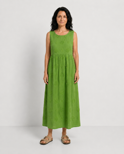 ISABEL | VESTIDO MIDI CON RELIEVE SUTIL