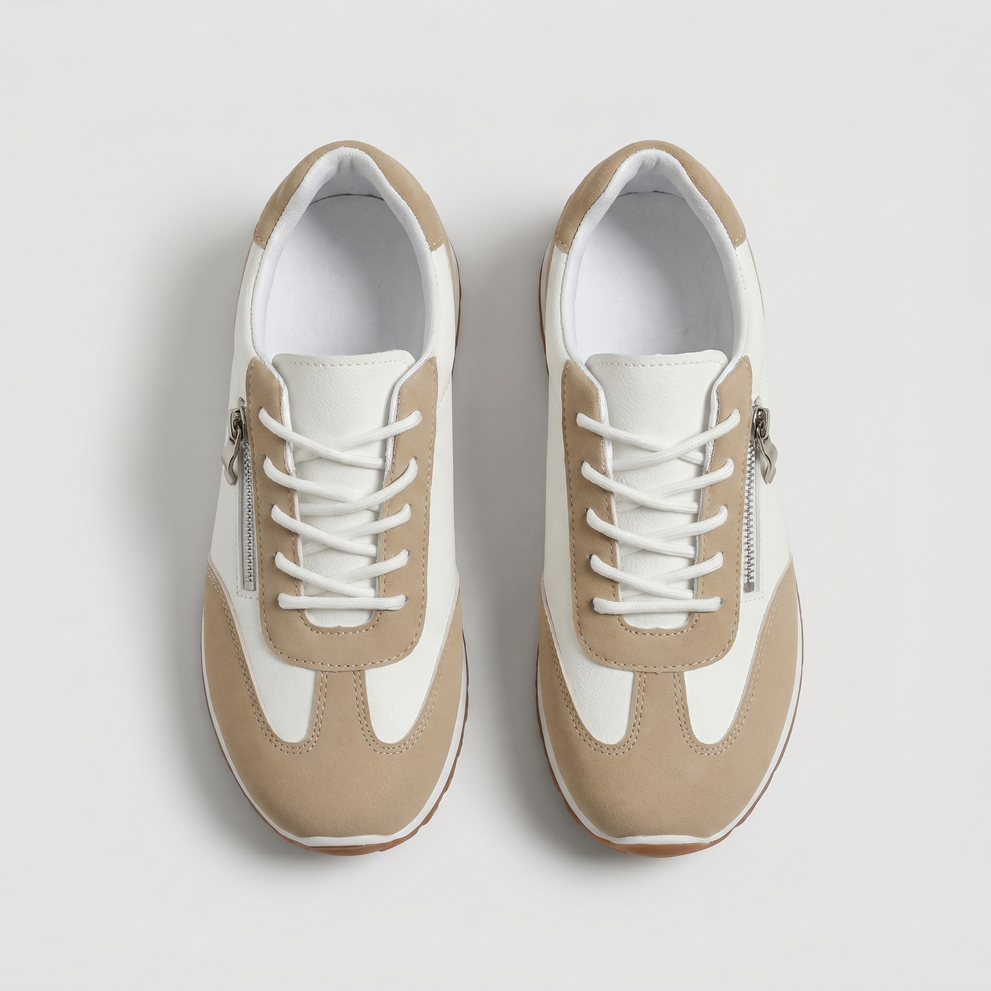 MALENA | ZAPATILLAS CÓMODAS CON DETALLE DE CREMALLERA