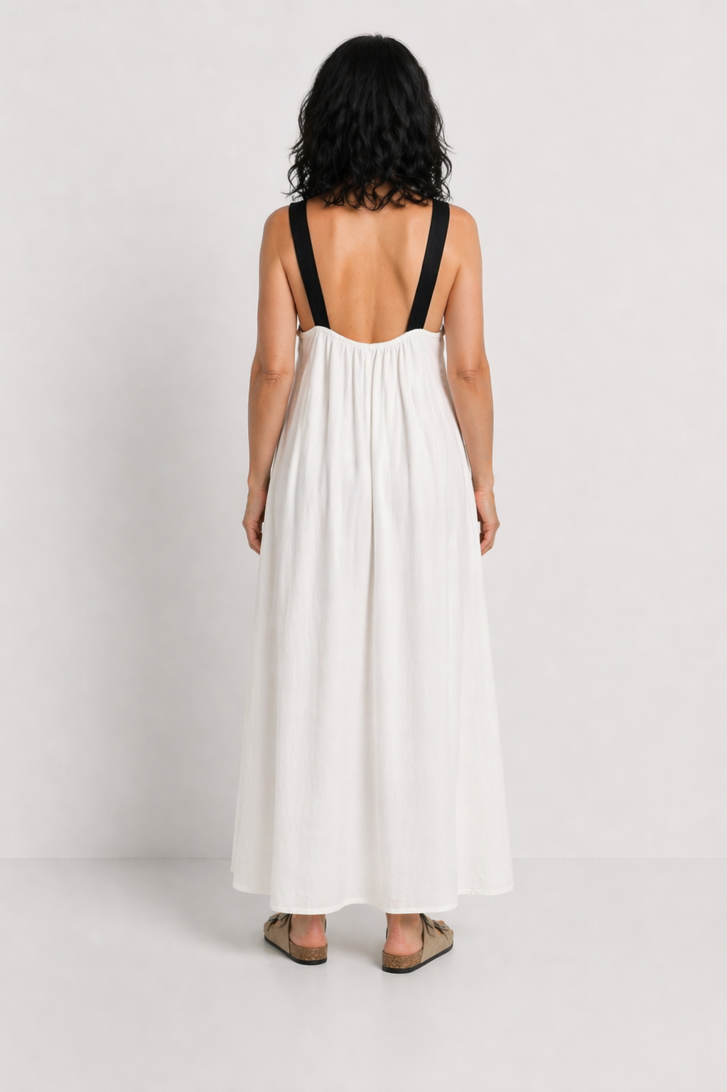 PAULA | VESTIDO MIDI CON DETALLES EN CONTRASTE