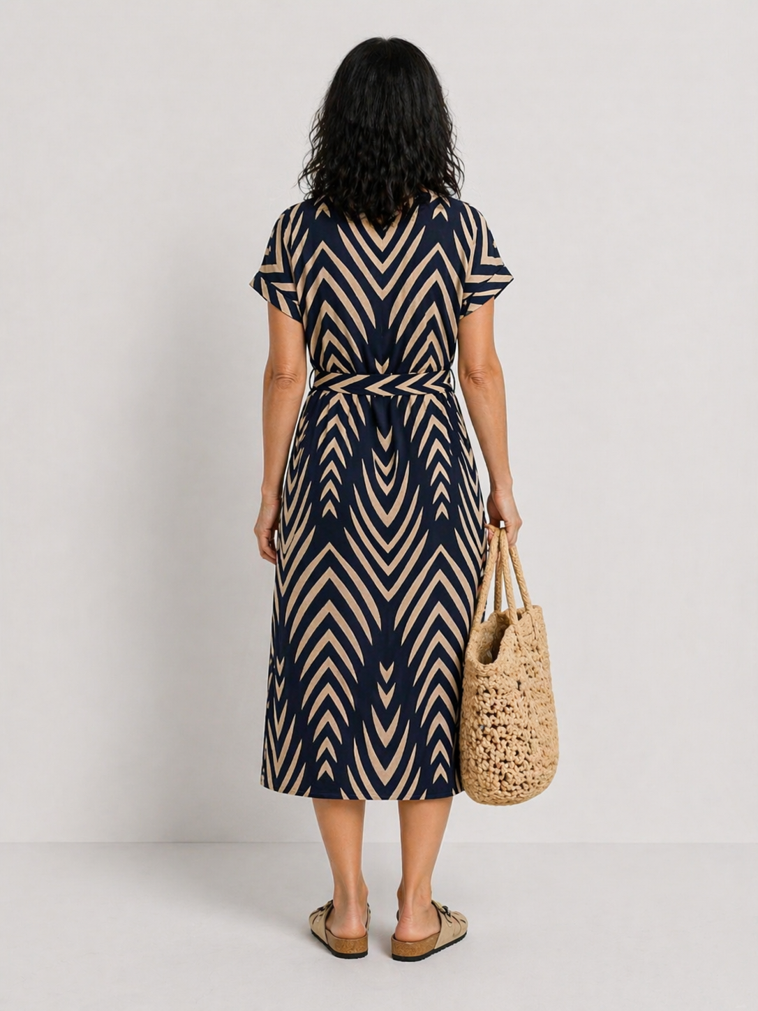VERÓNICA | VESTIDO MIDI DE CORTE HOLGADO