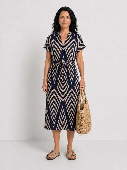 VERÓNICA | VESTIDO MIDI DE CORTE HOLGADO