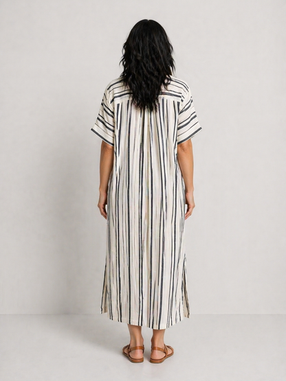 SARA | VESTIDO MIDI DE CORTE HOLGADO