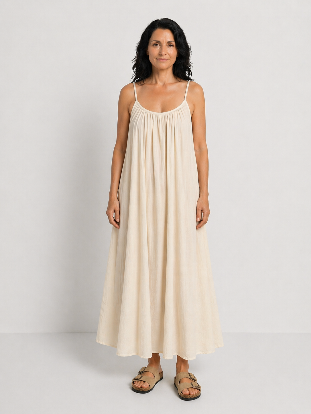 ALBA | VESTIDO MAXI DE LÍNEA FLUIDA