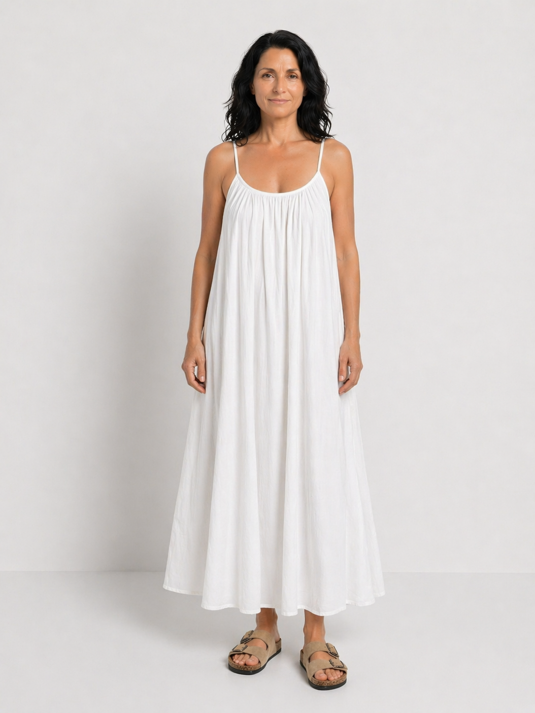 ALBA | VESTIDO MAXI DE LÍNEA FLUIDA