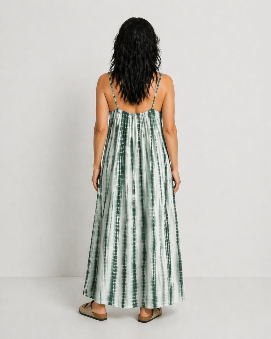 NOELIA | VESTIDO MIDI INFORMAL EN TONOS SUAVES