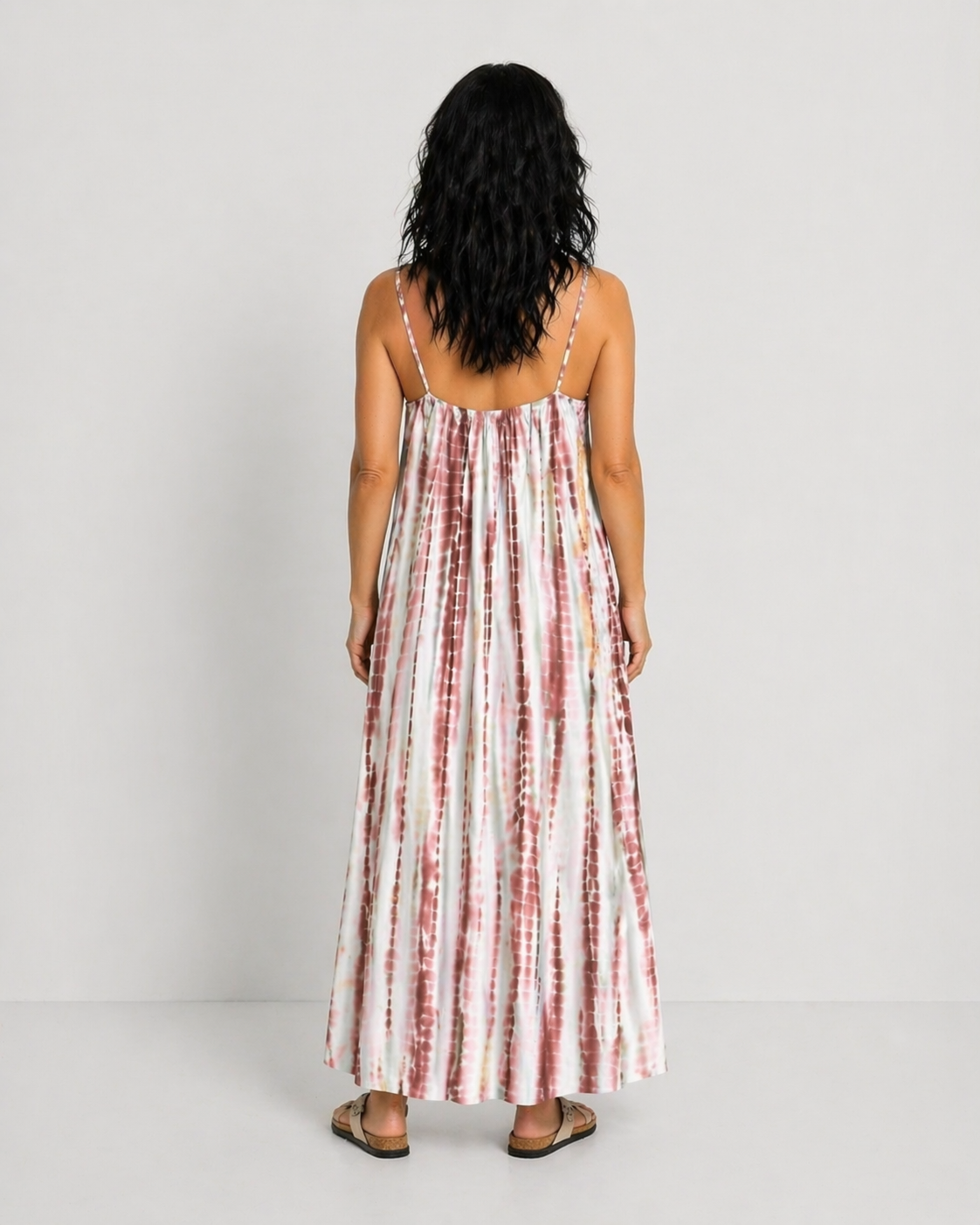 NOELIA | VESTIDO MIDI INFORMAL EN TONOS SUAVES