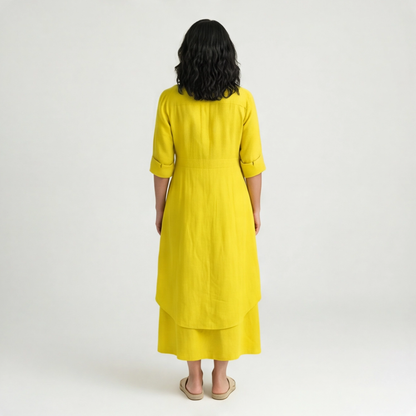 BEATRIZ | VESTIDO MIDI CON BOTONES