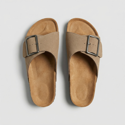 BLANCA | SANDALIAS PLANAS DE ESTILO ELEGANTE