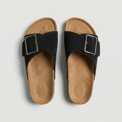 BLANCA | SANDALIAS PLANAS DE ESTILO ELEGANTE