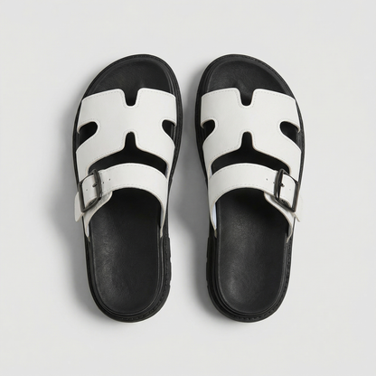 AURORA | SANDALIAS PLANAS DE ESTILO MODERNO