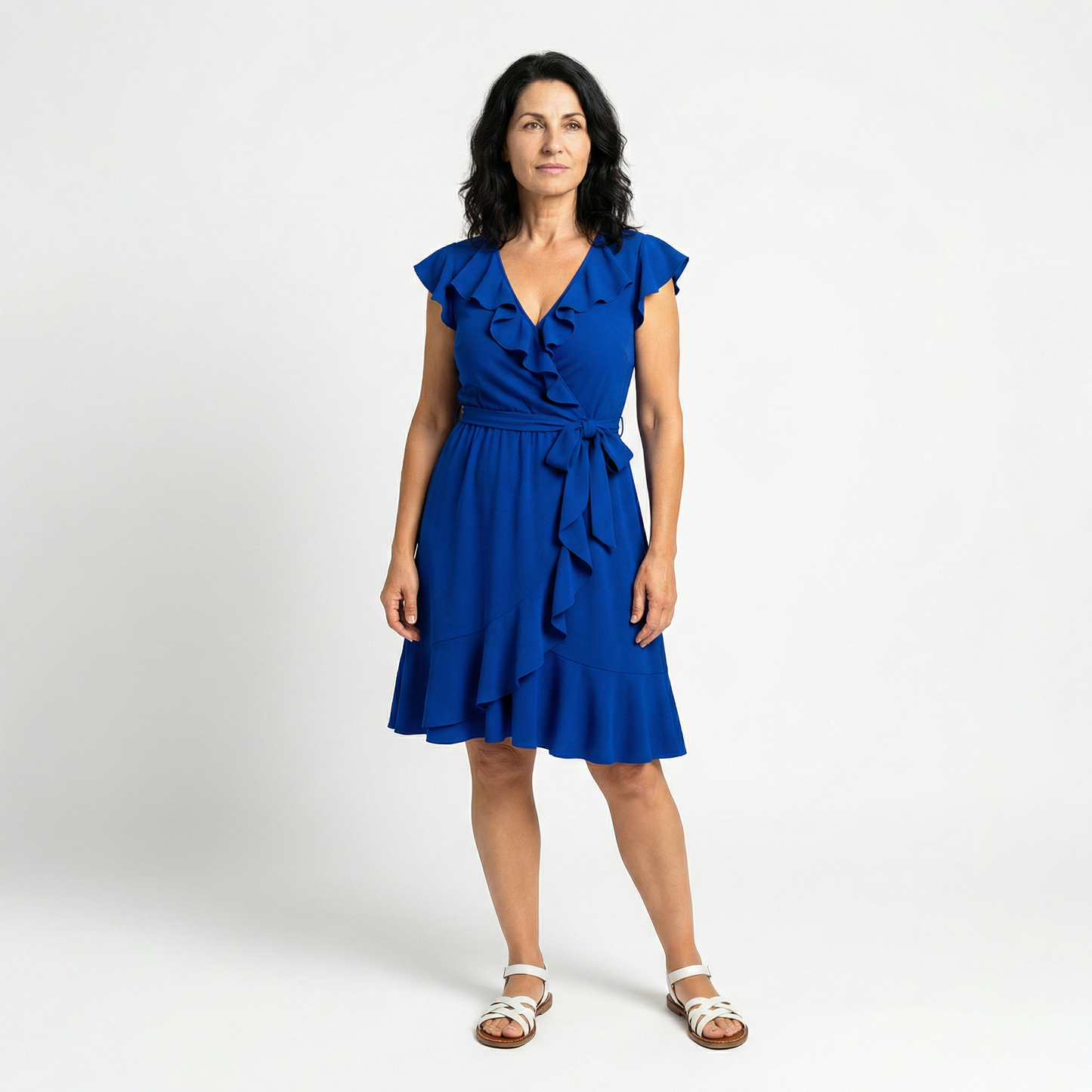 ADRIANA | VESTIDO FEMENINO CON VOLANTES
