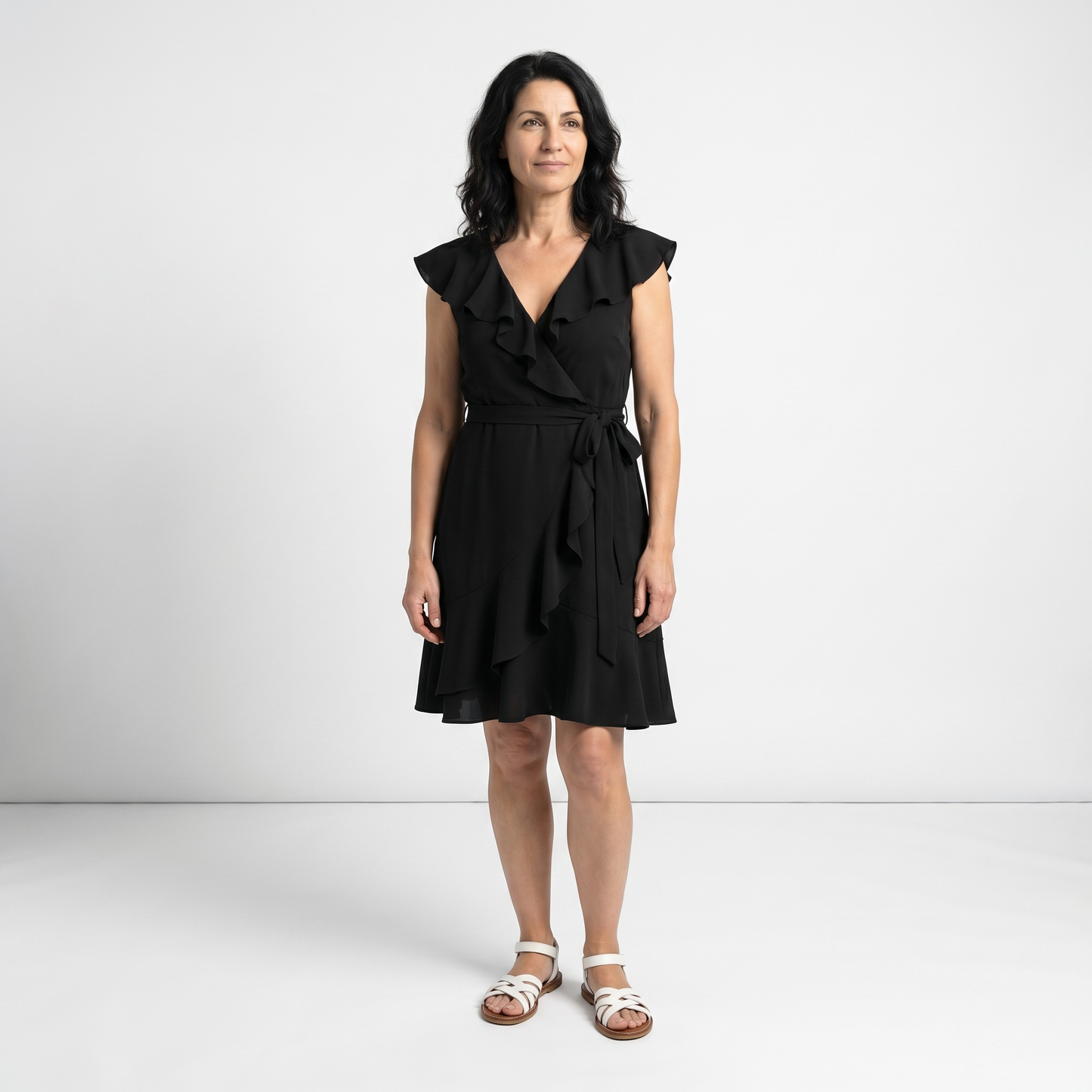 ADRIANA | VESTIDO FEMENINO CON VOLANTES