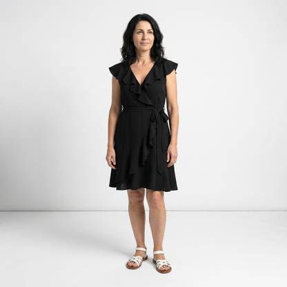 ADRIANA | VESTIDO FEMENINO CON VOLANTES