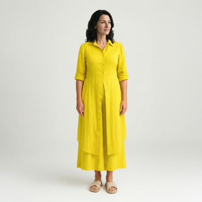 BEATRIZ | VESTIDO MIDI CON BOTONES