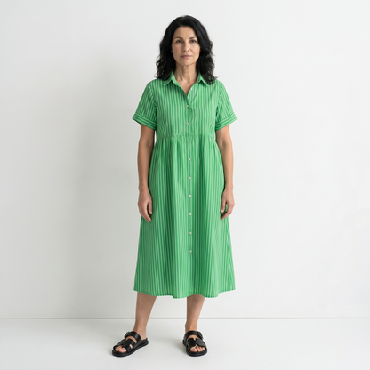 CLARA | VESTIDO CÓMODO DE RAYAS