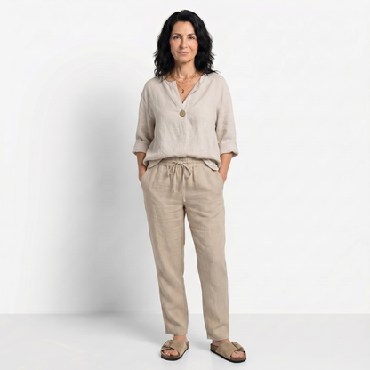 ANA | BLUSA HOLGADA DE LINO