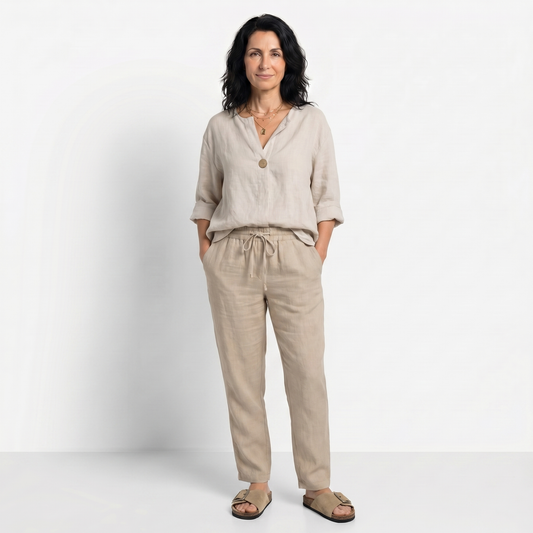 ANA | BLUSA HOLGADA DE LINO