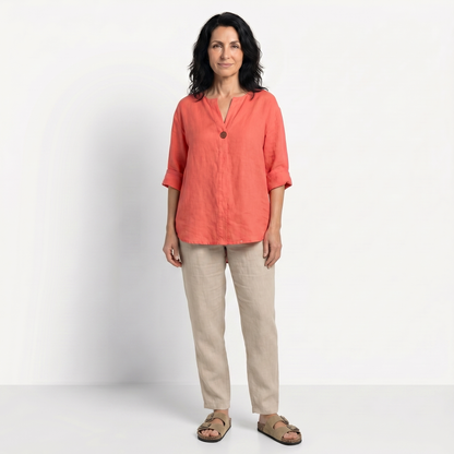 ANA | BLUSA HOLGADA DE LINO