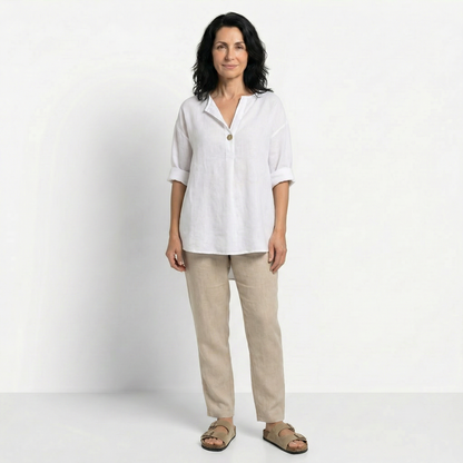 ANA | BLUSA HOLGADA DE LINO