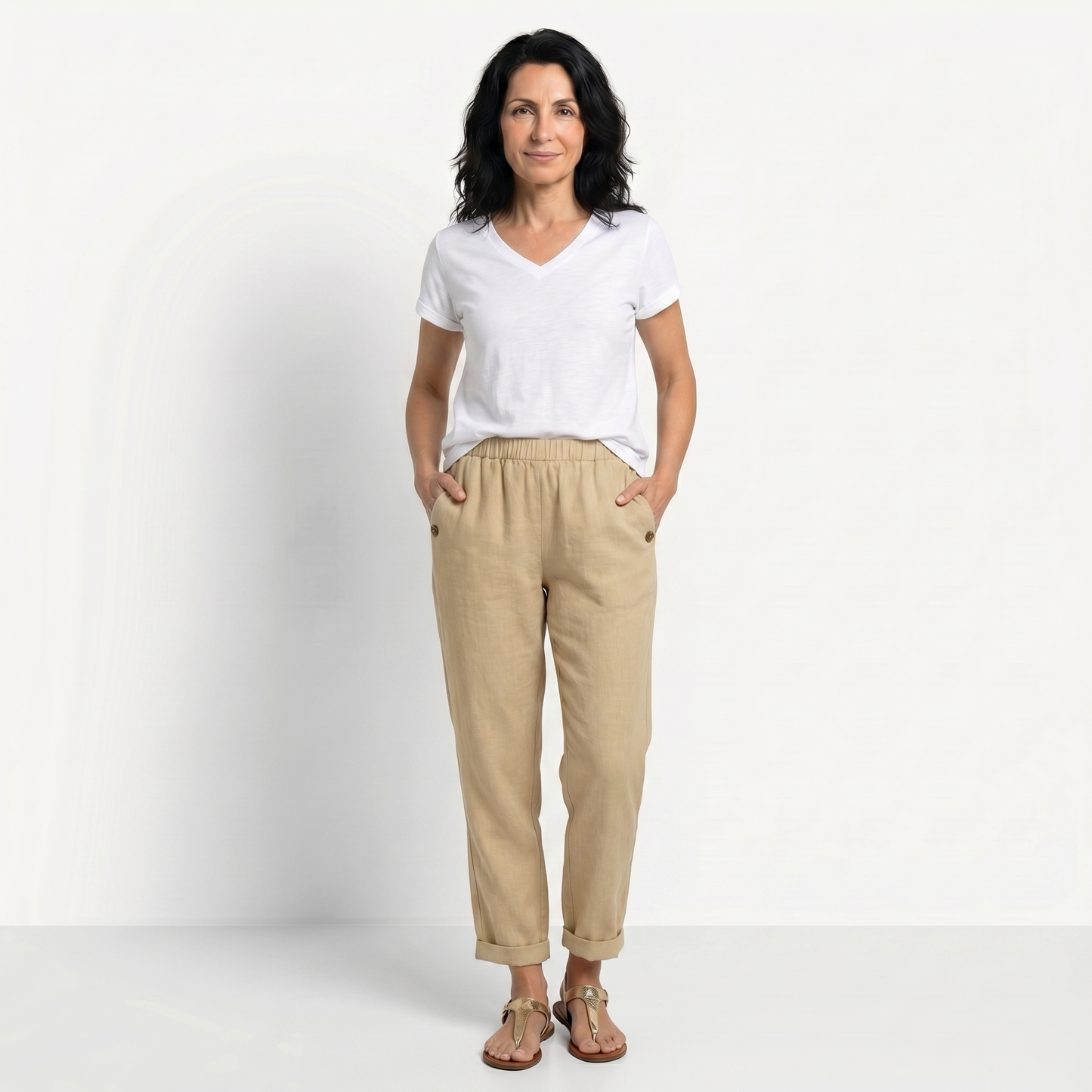 SILVIA | PANTALONES HOLGADOS DE CONFORT DIARIO