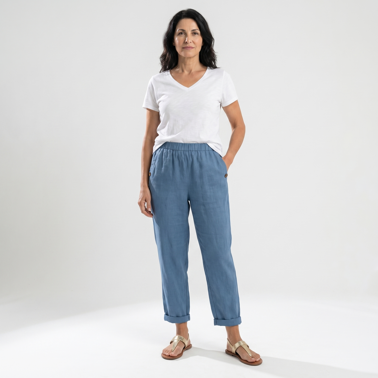 SILVIA | PANTALONES HOLGADOS DE CONFORT DIARIO