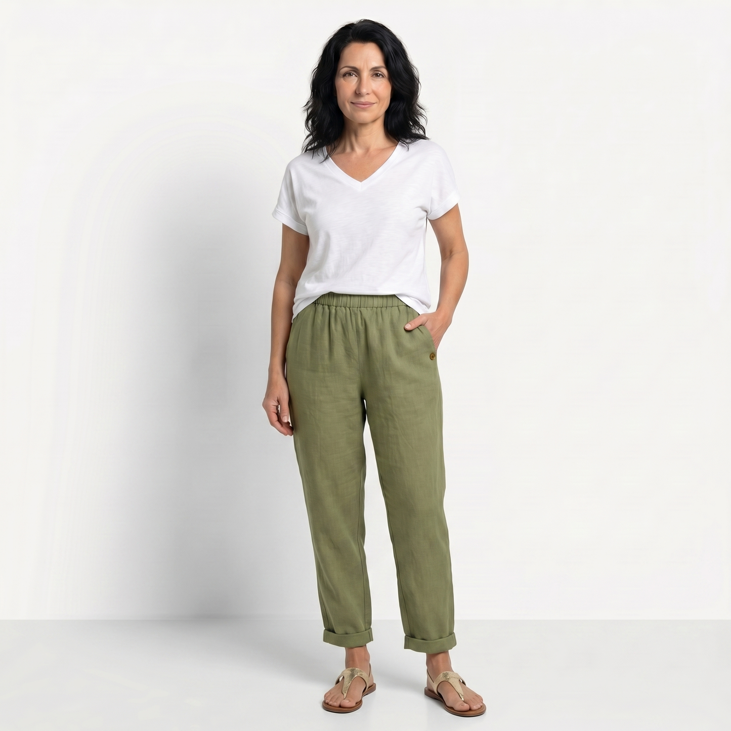 SILVIA | PANTALONES HOLGADOS DE CONFORT DIARIO