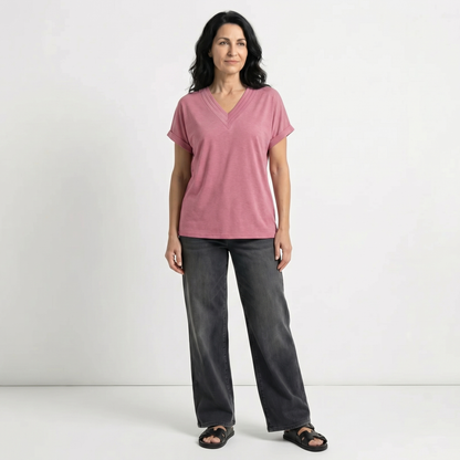 JIMENA | BLUSA HOLGADA CON ESCOTE EN V