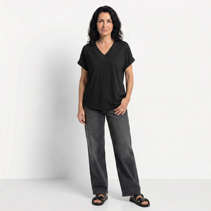 JIMENA | BLUSA HOLGADA CON ESCOTE EN V