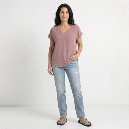 PATRICIA | BLUSA HOLGADA CON ESCOTE EN V