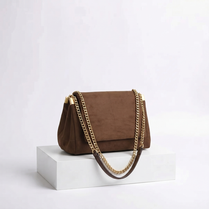 VALENTINA | BOLSO DE HOMBRO CON CADENA DORADA